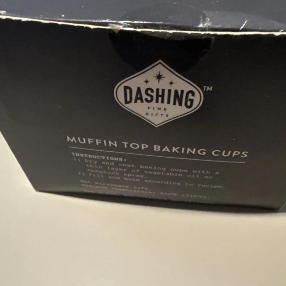 Muffin Top Baking Cups Silicon Molds Blue Jean Pants Dashing Four EA in Orig Bx